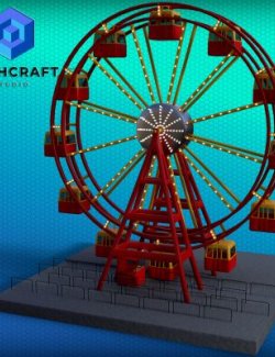 Ferris Wheel Set (Fully Rigged)