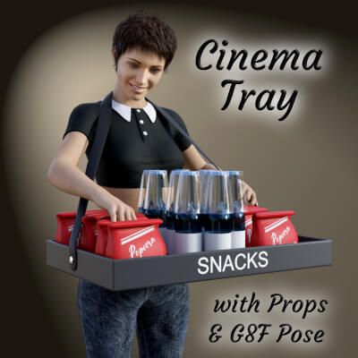 Click here to see preview images for "Cinema Tray with Genesis 8 Female Pose" Cinema Tray with Genesis 8 Female Pose