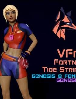 Fortnite Tide Stride for Genesis 8 and 9