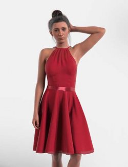 XYZ Wang and dForce AK Charming Hair for Genesis 9