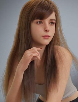 dForce Elegant Long Hair for Genesis 9
