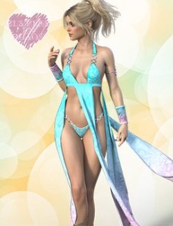 SIC Epic Add-On for Aphrodite dForce Gown for G8, G8.1F