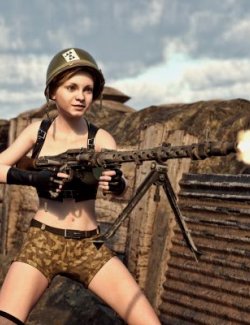 MG34 Machine Gun WZ for G8F and G9