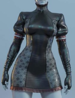 dForce HM Crimson Maiden Outfit for Genesis 9, 8 and 8.1