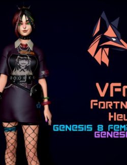 Fortnite Helsie for Genesis 8 and 9