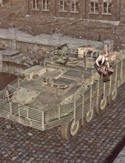 Stryker IAV Vehicle Mw for Daz3D
