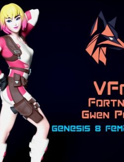 Fortnite Gwenpool for Genesis 8 Female