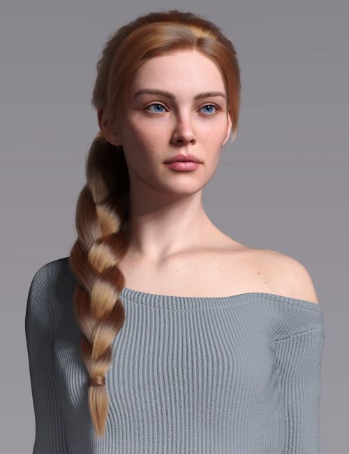 Click here to see preview images for "dForce Voluminous Side Braid for Genesis 9" dForce Voluminous Side Braid for Genesis 9