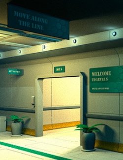 Secret level set for Poser