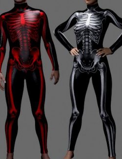 MS Halloween Costume Skeleton Couple (G8F G8M and G9)