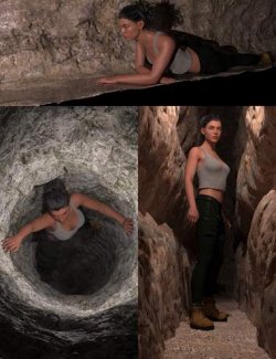FM Cave Crawling Poses for Genesis 9 and 8 Female