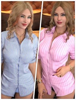 Fashionable Textures for dForce SU Loose Shirt