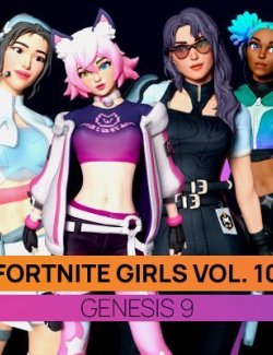 Fortnite Girls Vol 10 Bundle for Genesis 9