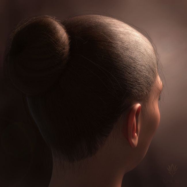 Click here to see preview images for "Updo Hair" Updo Hair