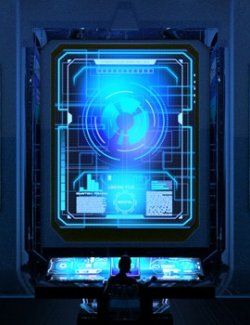 Sci-fi Computer Room