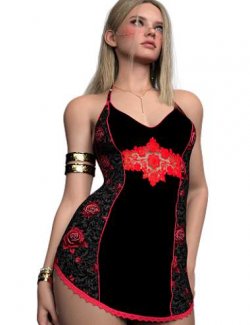 L3D Hot Summer Texture Add-On Slip Dress