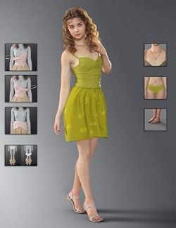 dForce Hanging Shirt for Genesis 9 Feminine
