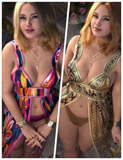 Fashionable Textures for dForce Summer Style Wrap Dress