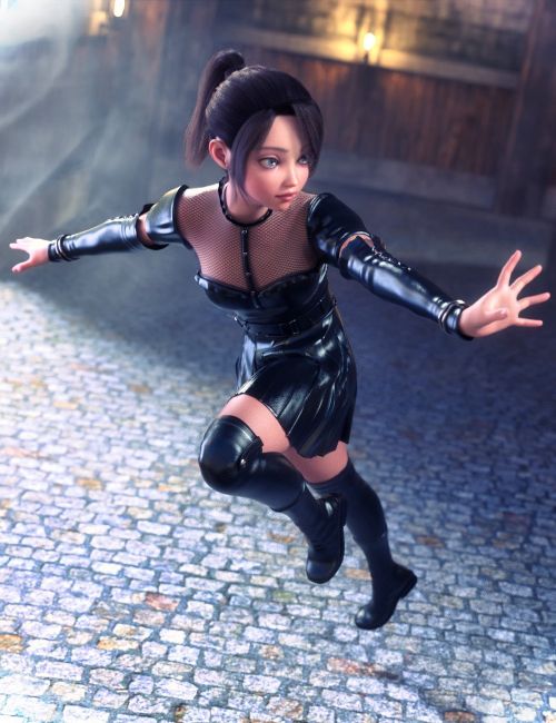 Click here to see preview images for "dForce Shadow Lurker Outfit for Genesis 9" dForce Shadow Lurker Outfit for Genesis 9