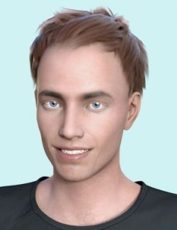 R3D Short Hair for G8M and Genesis 9 Figures