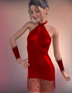 DNA Manta a dForce Cocktail Dress for Genesis 9