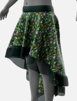 Free Halloween Materials for G9 Gothic Skirt