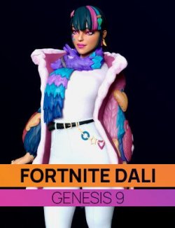 Fortnite Dali for Genesis 9