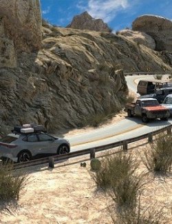 Desert Road Blockade for DAZ
