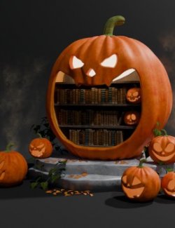 Pumpkin Shelf Set