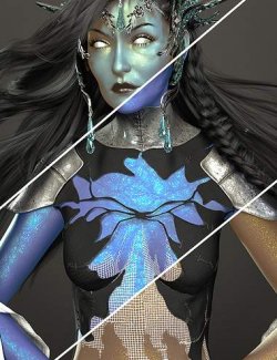 Twizted Luminous Veil Skins for Genesis 9