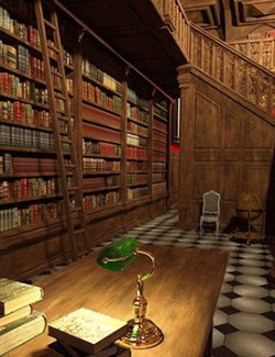 Fantasy Library for Daz Studio