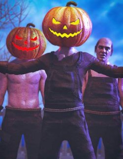M3D dForce Pumkin Outfit for Genesis 9