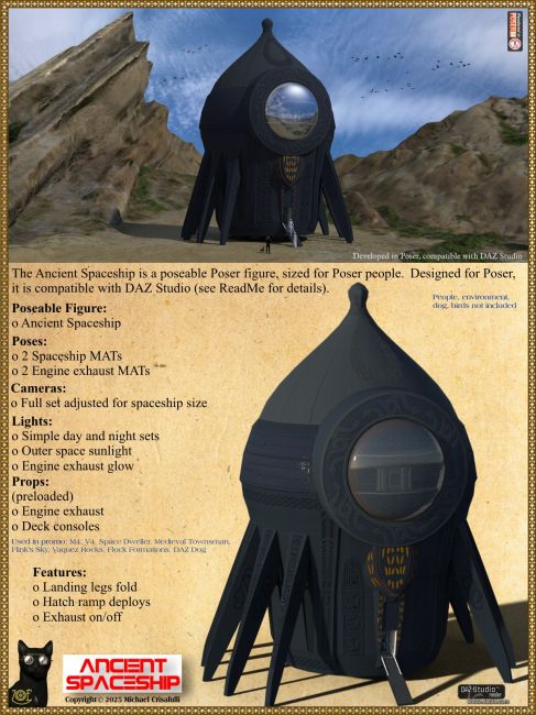 Click here to see preview images for "Ancient Spaceship" Ancient Spaceship