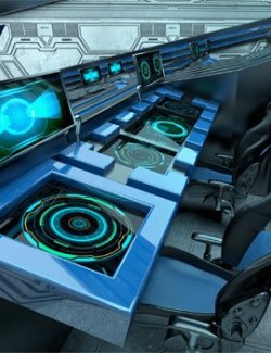 Spaceship Bridge for Daz Studio