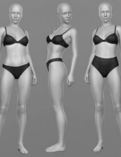 Panties 3 in 1 and Bra 01v G8 Female
