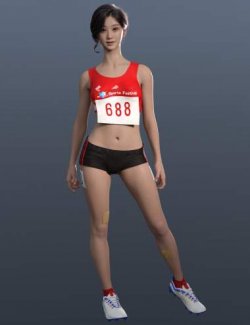 dForce Lala Racing Kit for Genesis 9
