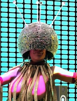 Disco - and Sci-fi Helmet