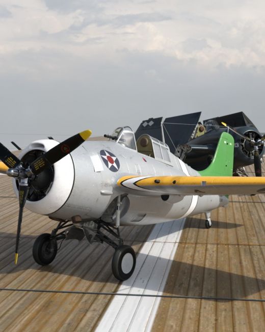 Click here to see preview images for "F4F Wildcat variants for Daz Studio" F4F Wildcat variants for Daz Studio