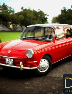 Volkswagen 1600 Squareback 1967 for DAZ Studio