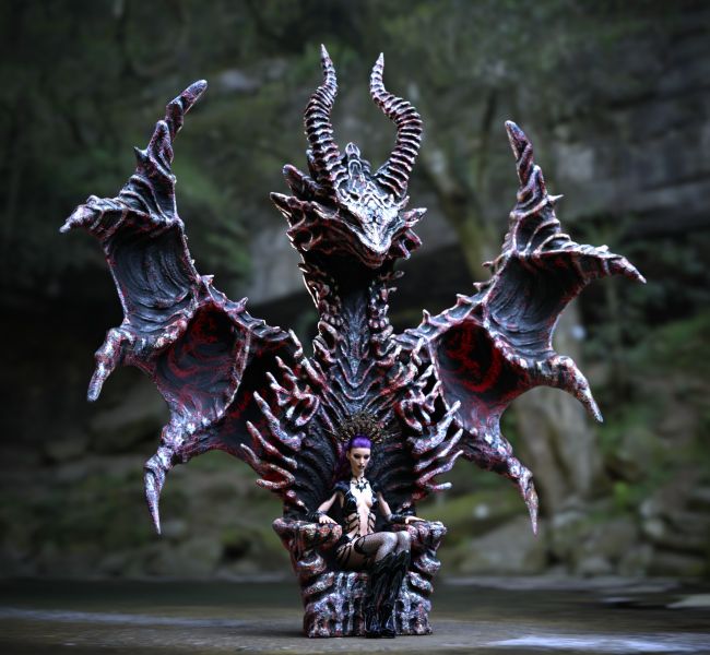 Click here to see preview images for "The Draconic Throne" The Draconic Throne