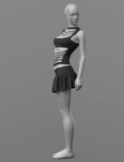 Top Holes and Skirt G8 Female