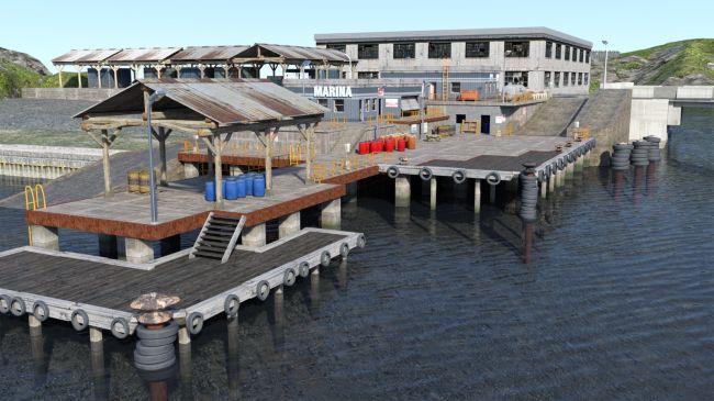 Click here to see preview images for "1stB InLand Marina iRay & 3DL" 1stB InLand Marina iRay & 3DL