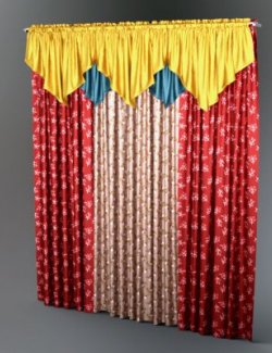 AQ3D Curtains Model 6