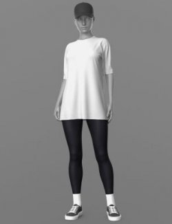 Shirt Long Leggings Socks 2v Sneakers Baseball Cap G8 Female