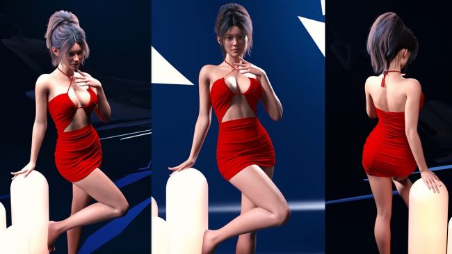 Click here to see preview images for "dForce RQL Seduce-Me Ruched Dress G9" dForce RQL Seduce-Me Ruched Dress G9