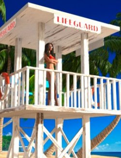 AJ LifeGuard Stand For Poser