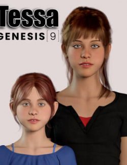 BG3D Tessa for Genesis 9