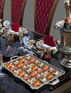 Christmas Table for Daz Studio