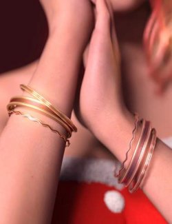 Xmas Bangles for Genesis 9
