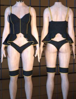 3DLoki dForce After Dark Outfit for Genesis 9 and Genesis 8 Female